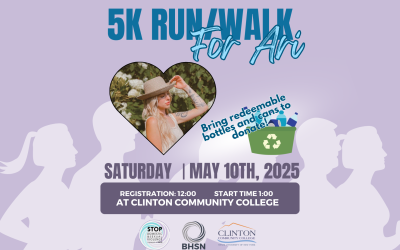 STOP Domestic and Sexual Violence 2025 Run/Walk for Ari & Bottle Drive